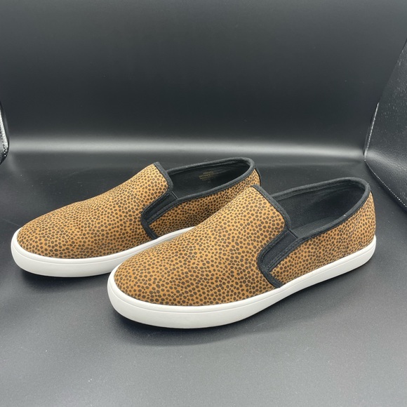 Mix No. 6 Fraycia Medium Brown with Animal Print Slip-on Shoe Size 8. - Picture 4 of 9